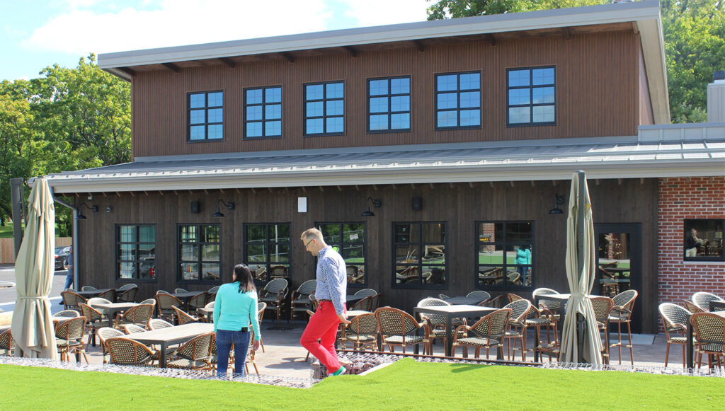 Brewery owner leads tour