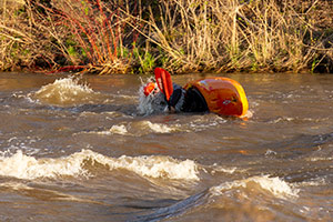 Kayak Roll in Baraboo River