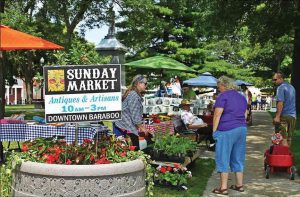 Downtown Baraboo Sunday Market